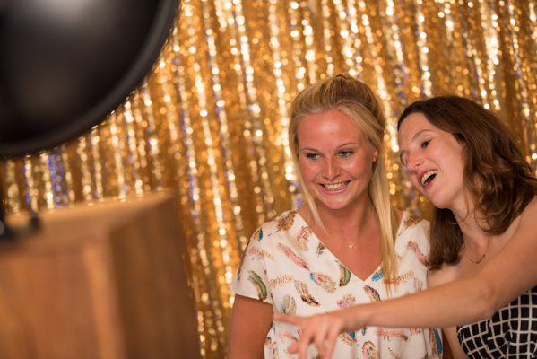 gouden achtergrond fotobooth