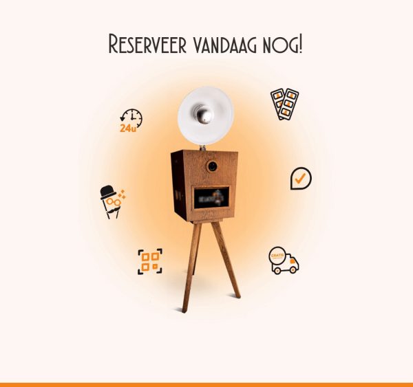 Vintage photobooth [West-Vlaanderen] met A.I. optie - Afbeelding 14
