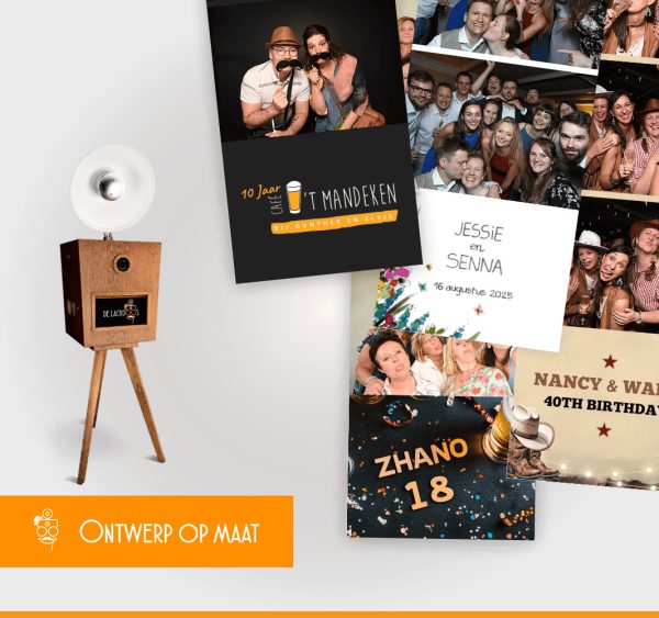 Vintage photobooth [West-Vlaanderen] met A.I. optie - Afbeelding 3